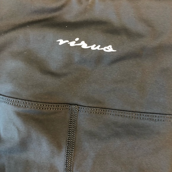 Virus Black Leggings XS VGUC - Picture 5 of 8